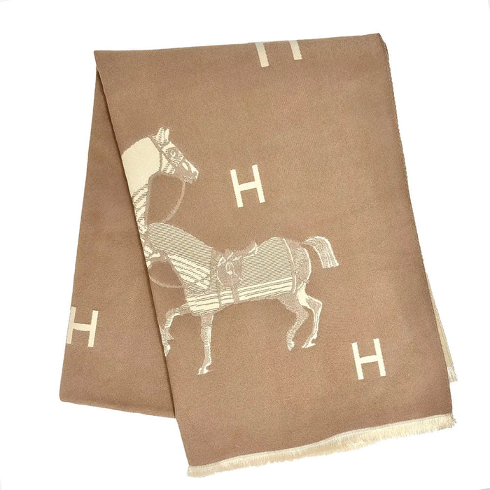 Hyde Park Equestrian Scarf - Tawny