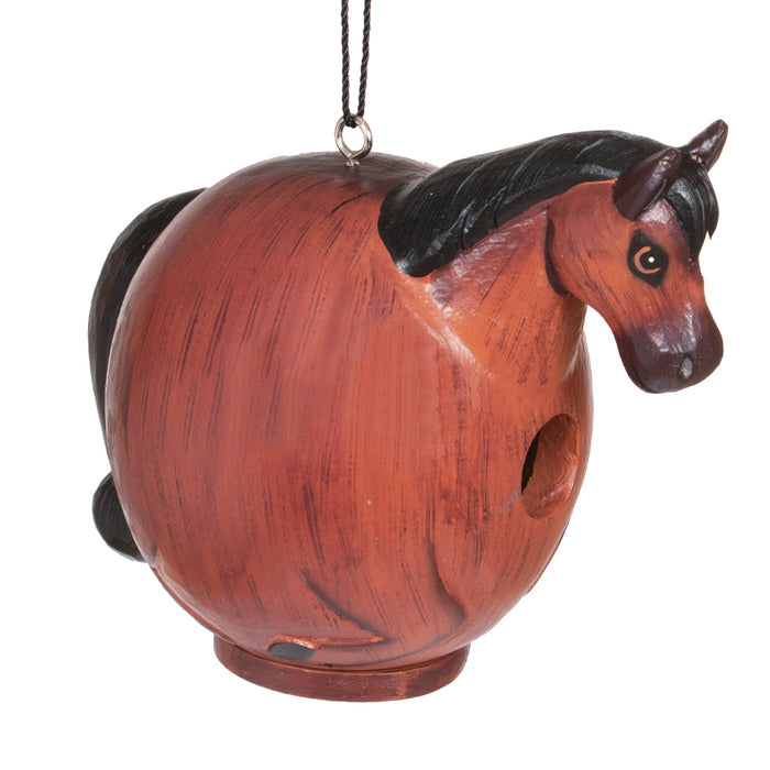 Horse Garden Birdhouse