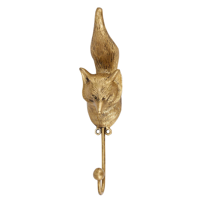 Fox Wall Hook - Bronze Finish