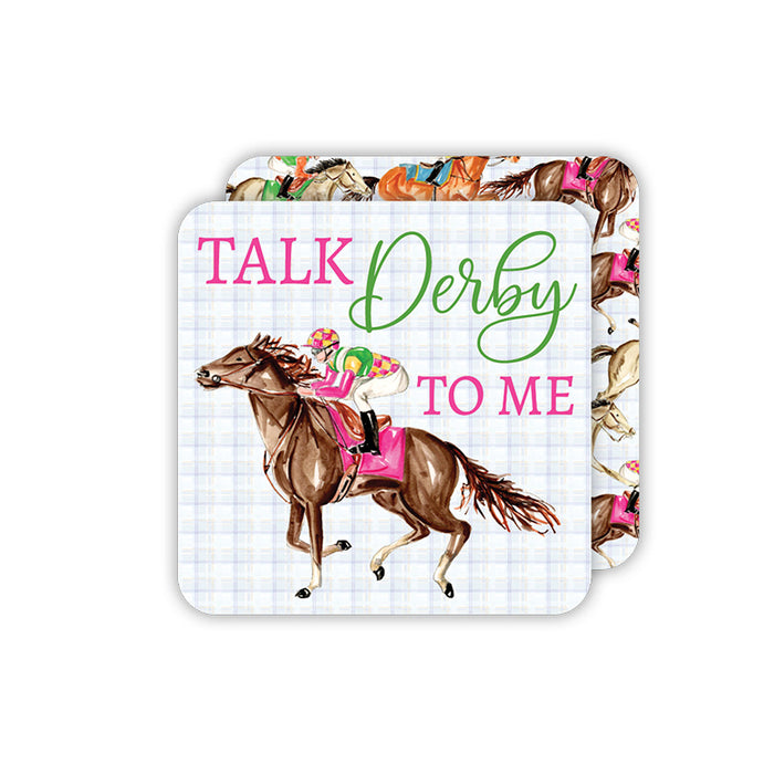 Talk Derby to Me Paper Coasters