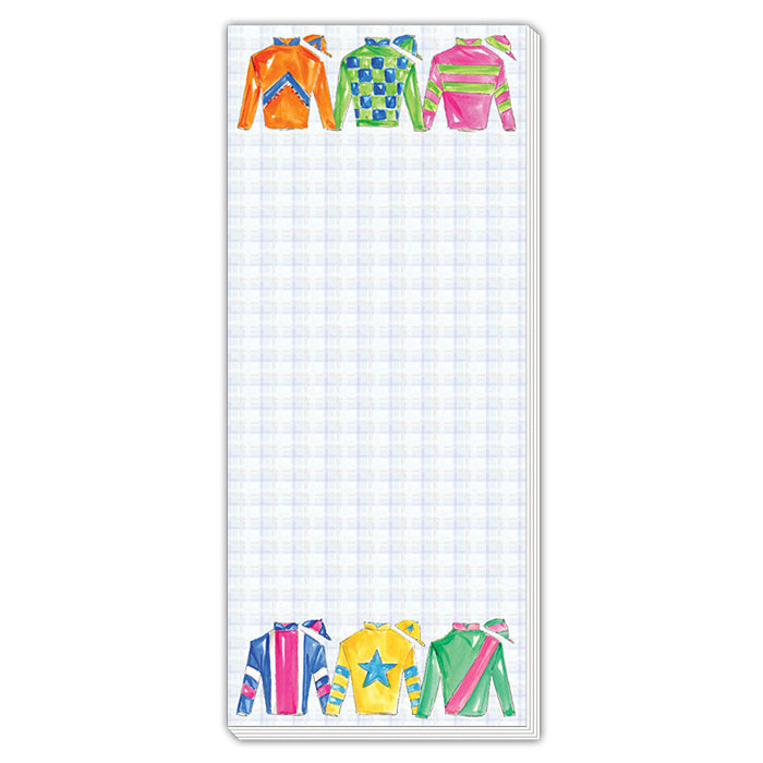 Jockey Silks Skinny Notepad