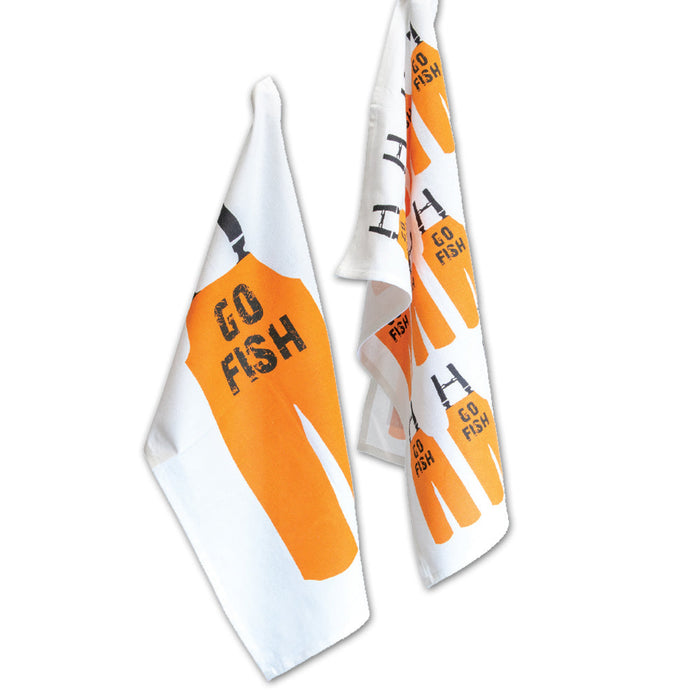 Go Fish! Cotton Kitchen Towels (set of 2)