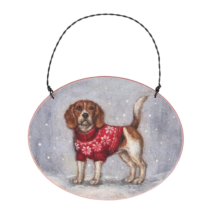 Cozy Beagle Ornament