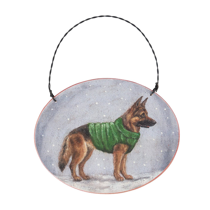 Cozy German Shepherd Ornament