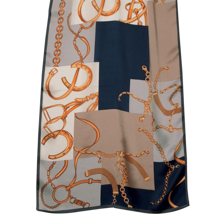 Bridled Affair Equestrian Silk Scarf