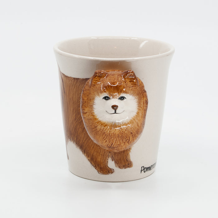 Pomeranian Hand-painted Dog Mug