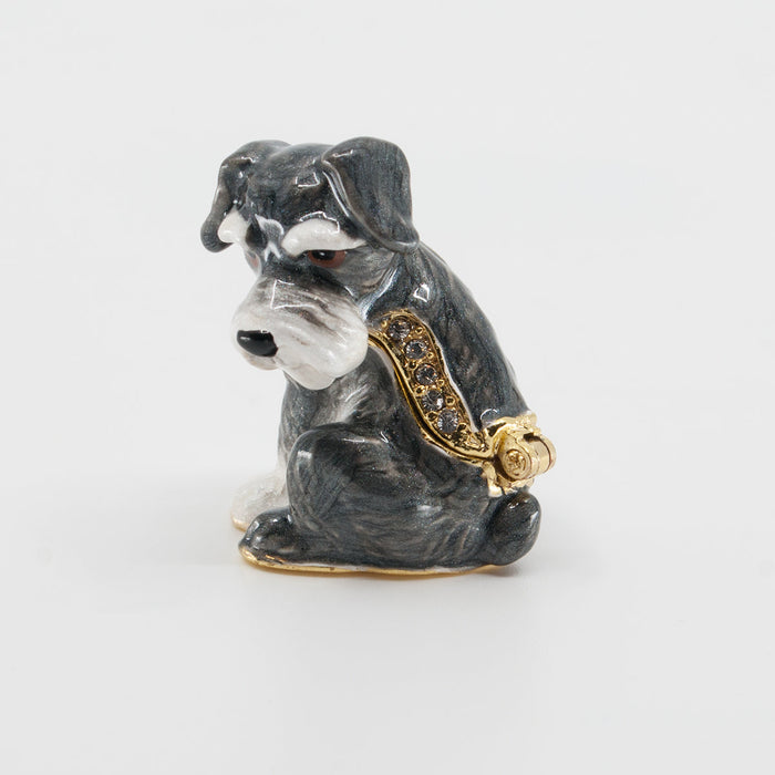 Shy Schnauzer Mini Treasure Box