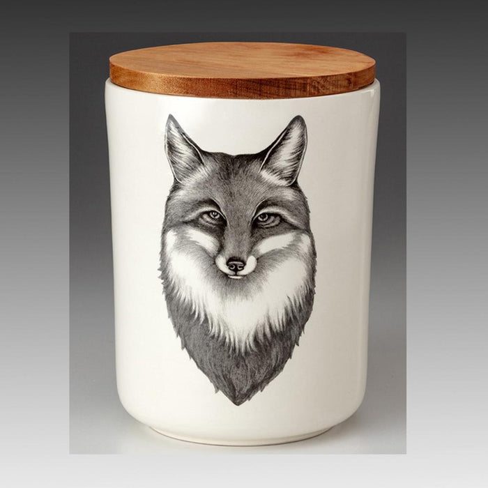 Fox Portrait Medium Canister by Laura Zindel