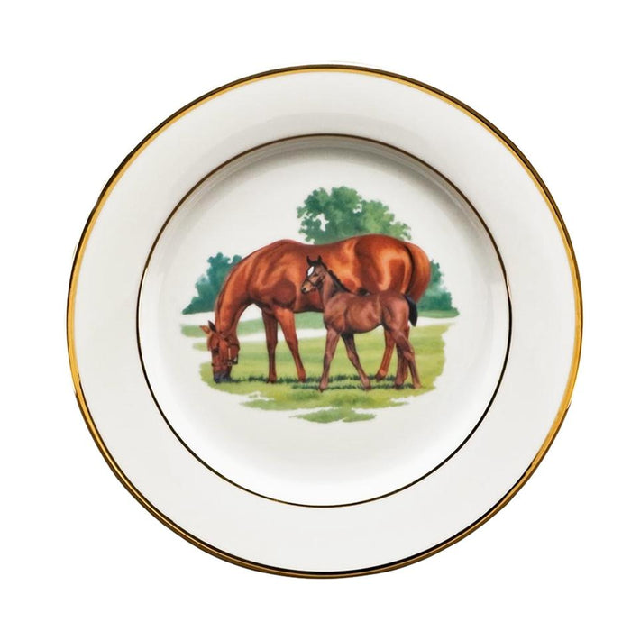 Bluegrass Salad Plate 8" - Julie Wear Equestrian Tableware
