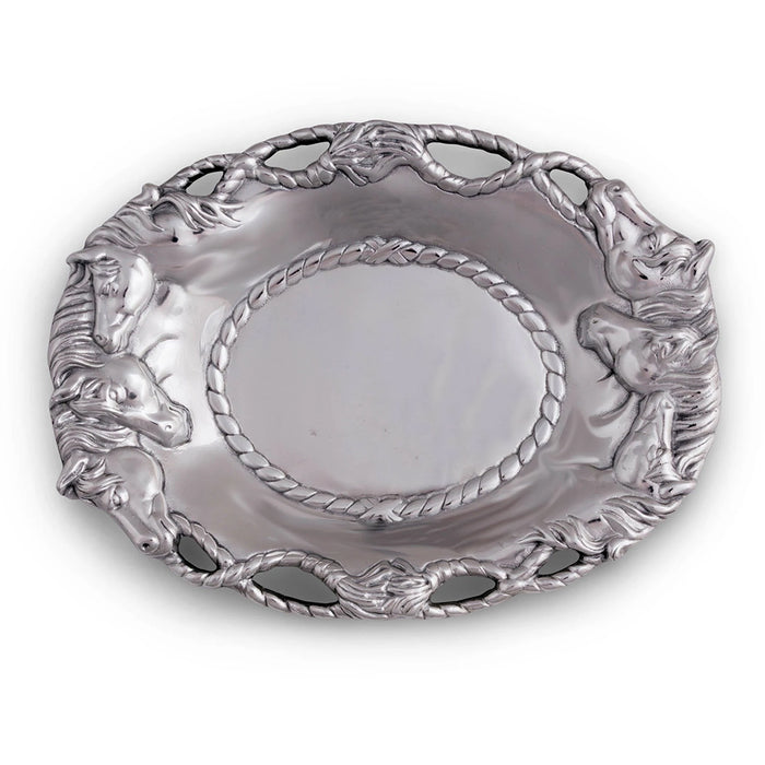 Arthur Court Horse Oval Tray