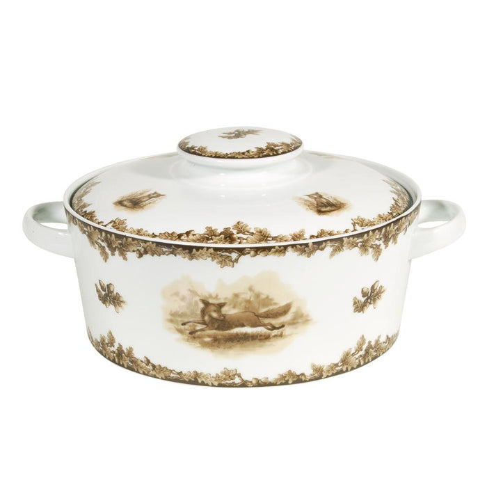 Aiken Hunt Dinnerware Covered Casserole -Fox