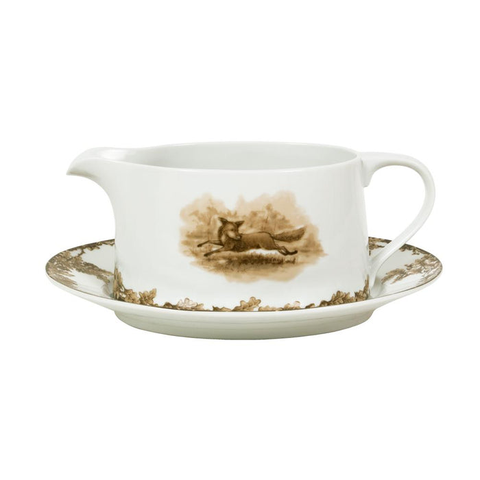 Aiken Hunt Dinnerware Gravy Boat - Fox