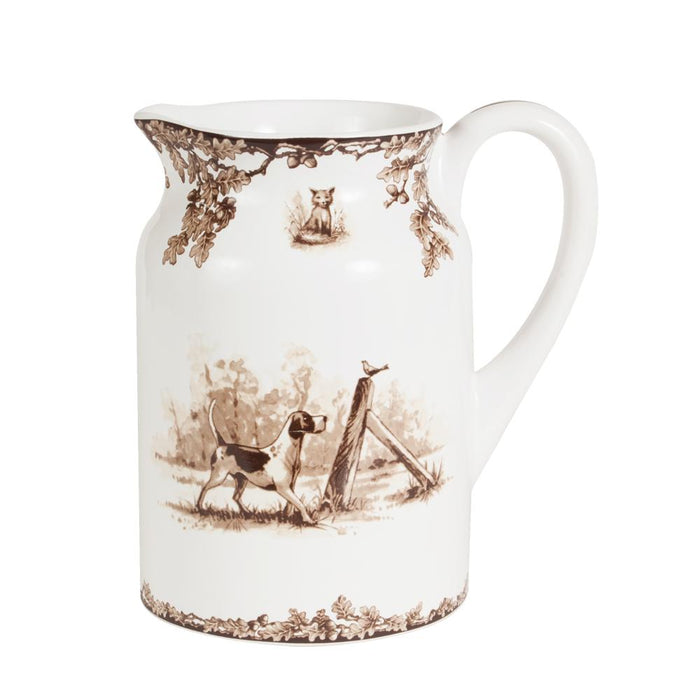 Aiken Hunt Dinnerware Pitcher- Hound