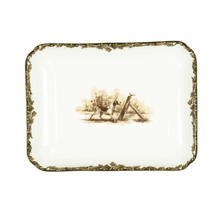 Aiken Hunt Dinnerware Serving Dish - Hound