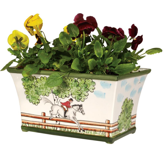 Perfect Day Equestrian Planter Vase