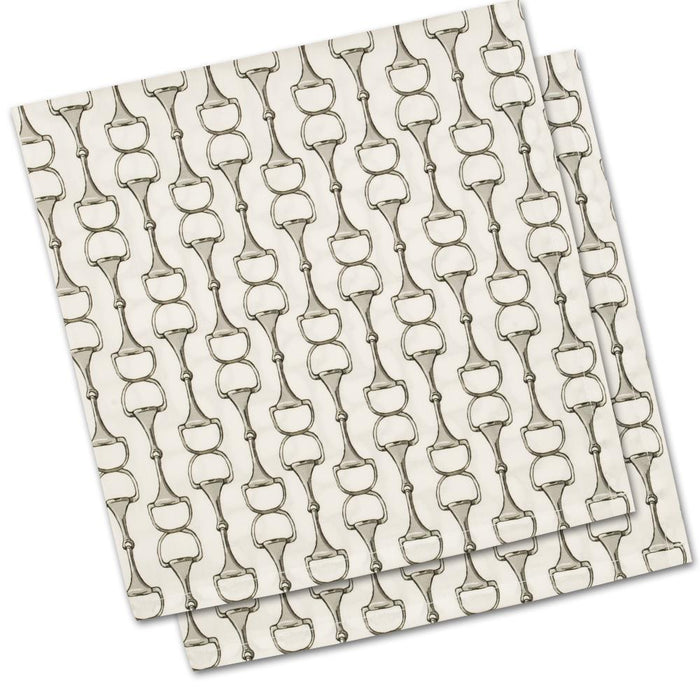 Equestrians Bits Cotton Napkins (set of 2)