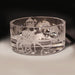 Final Turn Horse Racing Etched Crystal Small Bowl