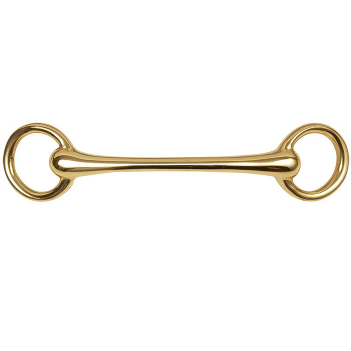 Snaffle Bit Pull - Brass