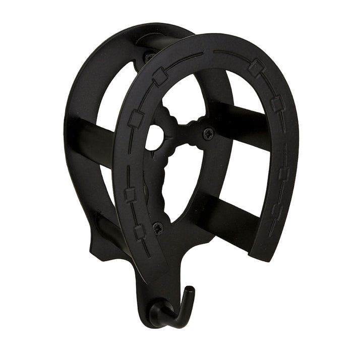 Horseshoe Bridle Bracket - Black