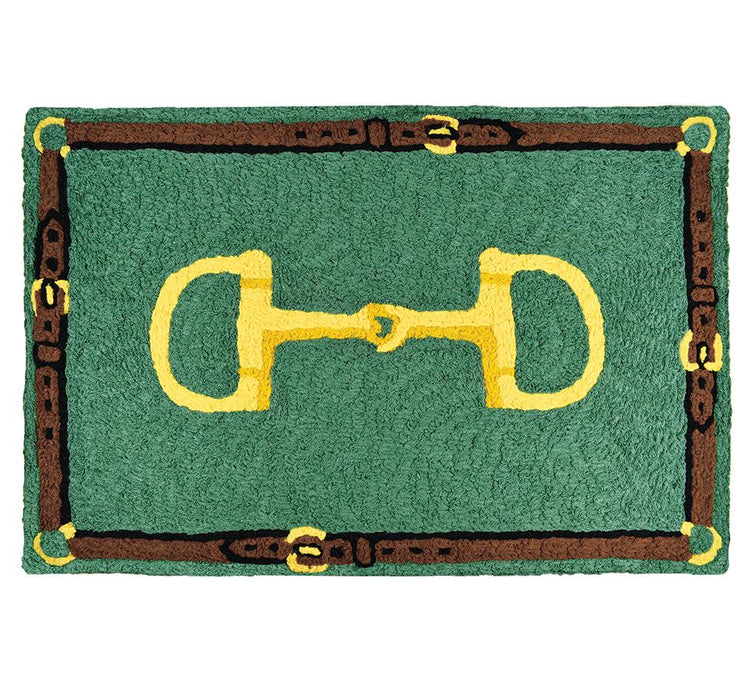 Bridle & Bit Washable Equestrian Accent Rug