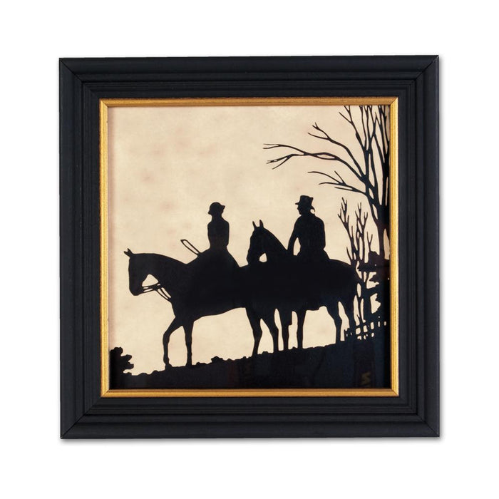 The Field Horses - Equestrian Silhouette Art