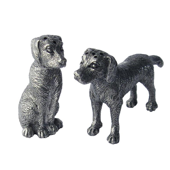 Labardor Retrievers Pewter Salt & Pepper Shakers