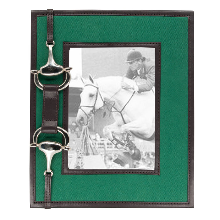 Horse Bit Photo Frame 5"x7" - Hunter Green