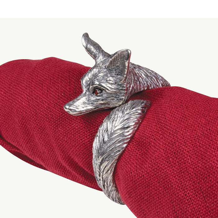 Tale of the Fox Pewter Napkin Ring