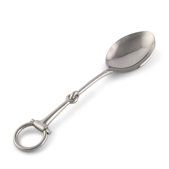 Equestrian Bit Serving Spoon - Matt Silver