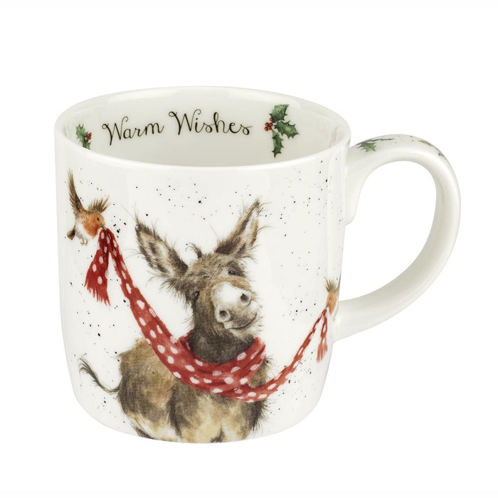 Donkey Mug Warm Wishes by Wrendale 