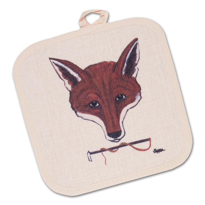 Fox Mask Heat Resistant Potholder