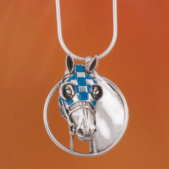 Secretariat Enameled Pendant - Large by Jane Heart