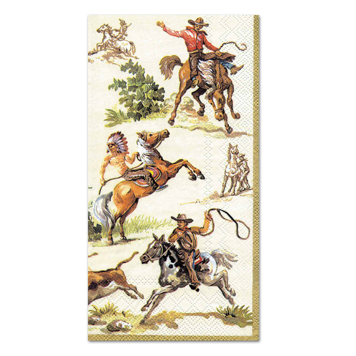 Wild West Paper Guest Towels - Buffet Napkins