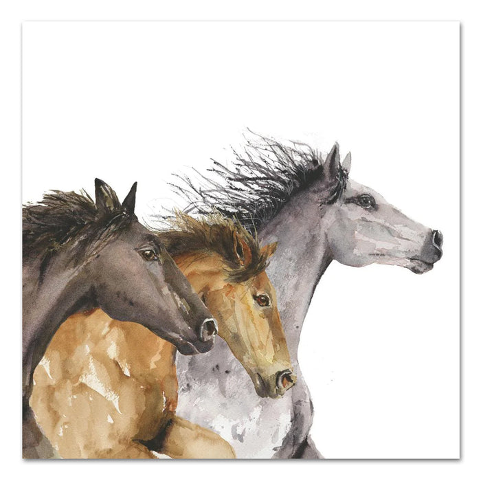 Hoof Beats Equestrian Paper Luncheon Napkins