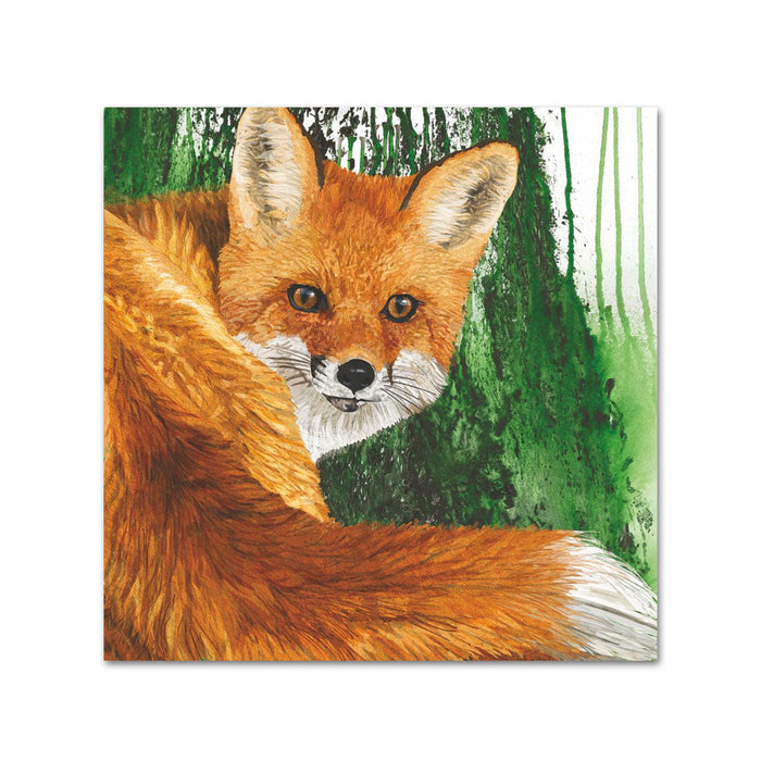 Evergreen Fox Paper Beverage Napkins