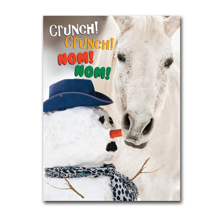 Carrot Crunch - Horse Christmas Cards