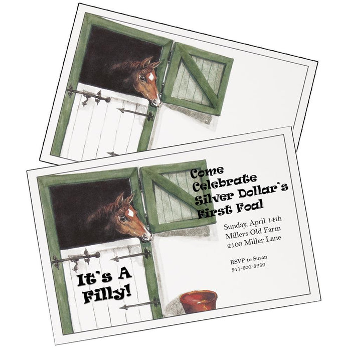 Shed Row Party Invitations