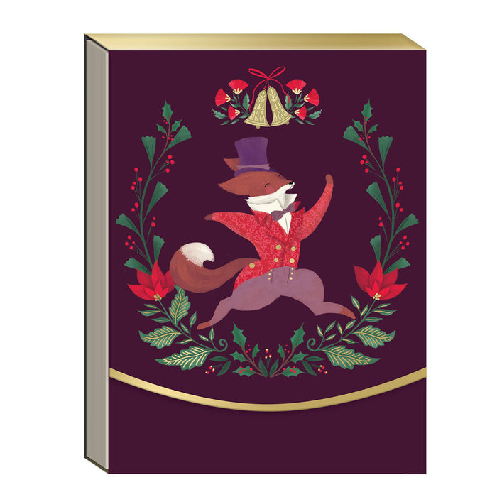 Fox Holiday Merriment Notepad