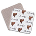 Saddle & Bit Paper Board Coasters - Pack of 8
