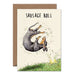 Sausage Roll - Dachshund Funny Dog Note Card