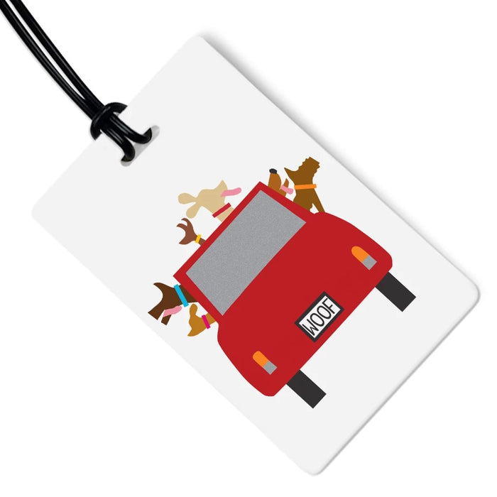 Dog Luggage Tag - Woofmobile