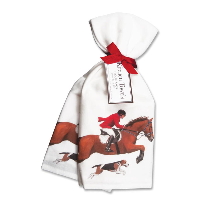 Hunter Jumper Kitchen Towels - Set of 2