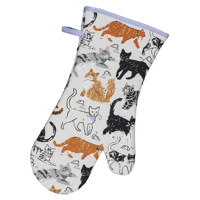 Feline Friends Cotton Oven Mitt