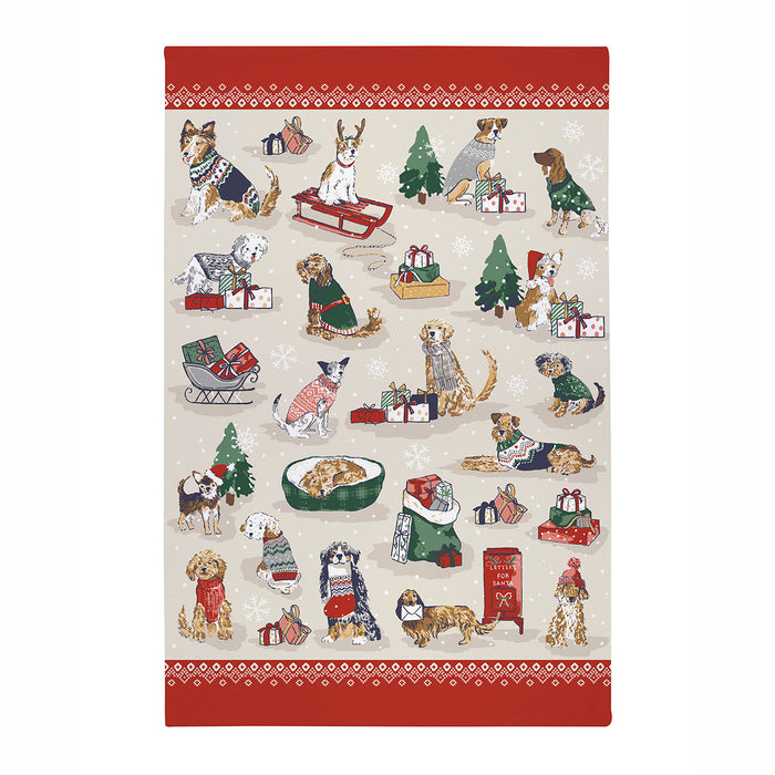 Merry Mutts Cotton Tea Towel