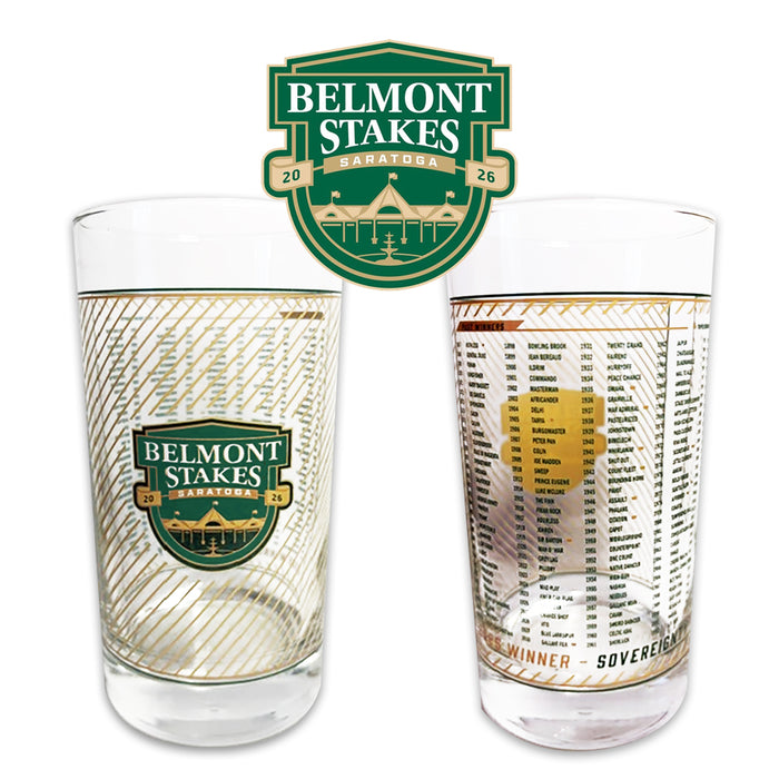 Belmont Stakes 2026 Official Collectors Glass