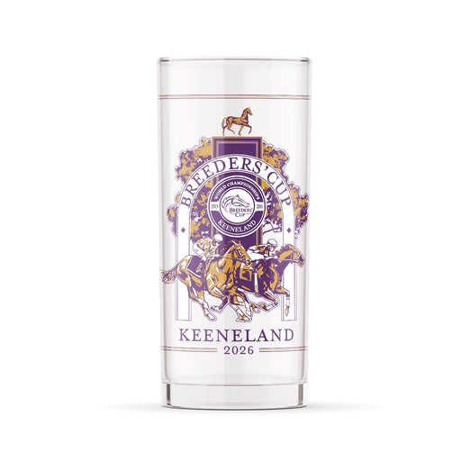 2026 Breeder's Cup Official Winners Glass - Purple