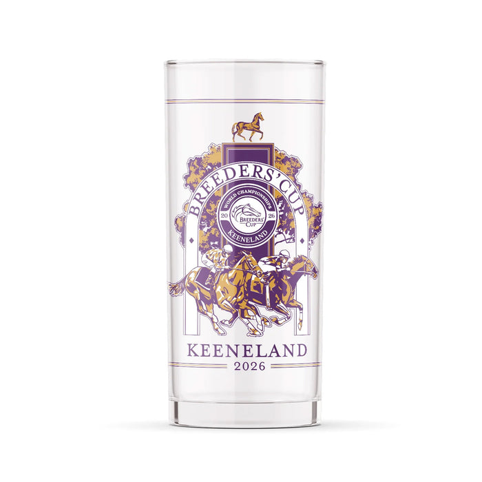 2026 Breeder's Cup Official Winners Glass - Purple
