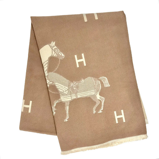 Hyde Park Equestrian Scarf - Tawny
