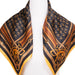 Stirrups & Straps Equestrian Silk Scarf - Black