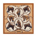 Bridled Horses Equestrian Silk Scarf by Julie Wear - Gold